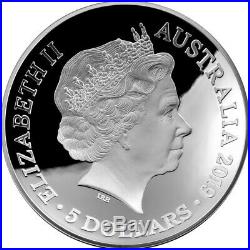 Australia 2019 $5 A New Map of the World/ 1626 Columbus Silver Domed Proof