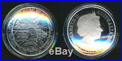Australia 2019 $5 Domed Silver Coin 1626 Columbus A New Map of The World