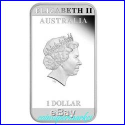 Australia Posters Of World War I Enlistment 2014 1oz Silver Proof Rectangle Coin