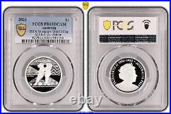 Australia2023 FIFA Women's World Cup $1 Silver Proof Coin PCGS PR69DCAM #0164