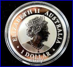 Australian 2021 Kookaburra Berlin World Money Fair 1 oz Silver Coin