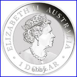Australien 1 Dollar 2021 Kookaburra World Money Fair Berlin 1 Oz Silber ST