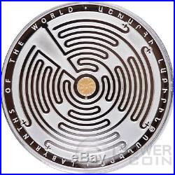BOSTON Labyrinths Of The World 2 Oz Silver Proof Coin 5000 Dram Armenia 2016
