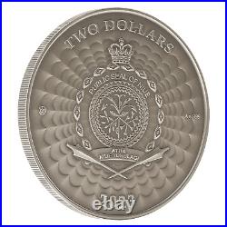 BUNYIP World of Cryptids 1 Oz Silver Coin $2 Niue 2023