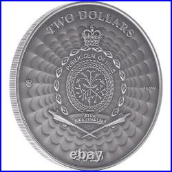 Baba Yaga World of Cryptids 1 oz Antique Finish Silver Coin 2$ Niue 2023