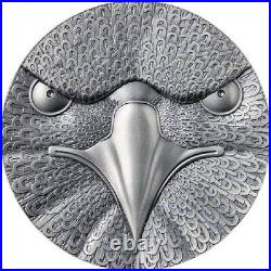 Binary Eagle Binary World 2023 2 oz Silver Coin Mint XXI United Crypto States