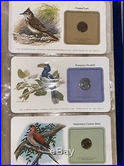 Bird Coins Of The World Collectors Album Franklin Mint 31 Coins