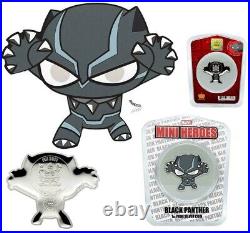 Black Panther Mini Hero Silver Coin