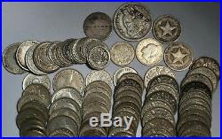 Bulk World Silver Coins 100+ Massive Lot Better Coins Free Shipping