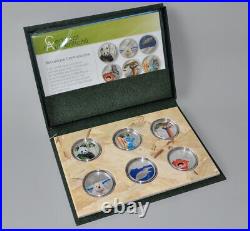 CENTRAL AFRICAN REPUBLIC Proof Set 2015 Silver Plated Protect Our World /6 Coins