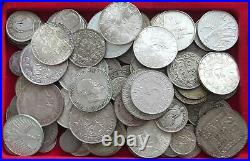 COLLECTION LOT SILVER, ONLY SILVER COINS WORLD 94PC 677GR #xx20 030