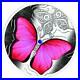 COLORFUL-WORLD-OF-BUTTERFLIES-RED-2020-500-FRANCS-Pure-Silver-Coin-CAMEROON-01-vu