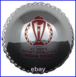 CRICKET BALL World Cup India 3D 1 Oz Silver Coin 1$ Zimbabwe 2023