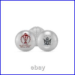 CRICKET BALL World Cup India 3D 1 Oz Silver Coin 1$ Zimbabwe 2023