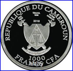 Cameroon 8 x 1000 Francs 2018 FIFA World Cup Russia 2018 8 x 1 oz Ag 999