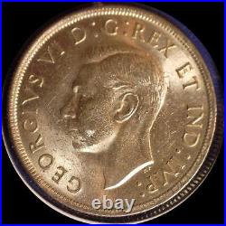 Canada 1937 $1 old silver world coin BU #0335