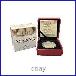 Canada 2013 Welcome To The World Baby Feet $10 Proof Silver Coin (COA&Box)