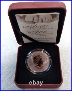 Canada 2015 Welcome To The World Baby Feet 10 Dollar Proof Silver Coin (COA&Box)