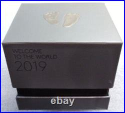 Canada 2019 Welcome To The World Baby Feet 10 Dollars Proof Silver Coin(COA&BOX)