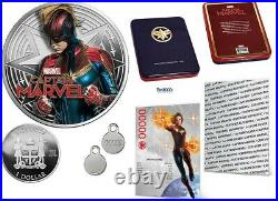 Captain Marvel Silver Coin