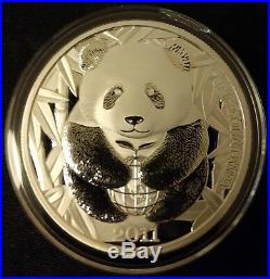 China 50th Anniversary World Wildlife Fund 2 Silver Coins + WWF Medal 2011