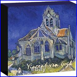 Church at Auvers Treasures of World Painting 1 oz Proof Silver Coin 1$ Niue 2023