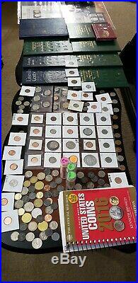 Coins. Coin Lot. American Coins. World Coins. Silver Coins. Wheat Pennies. Lot 4