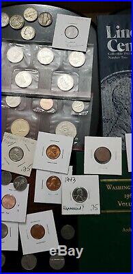 Coins. Coin Lot. American Coins. World Coins. Silver Coins. Wheat Pennies. Lot 4