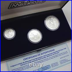 Coins Commemorative Mexican for The Championship Of World Of Football Of 1986