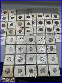 Collection Mix Lot of 54 Vtg Worldwide Coins