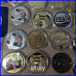 Commemorative Coin Lot Star Wars, Superman, President, World Trade Center, USA