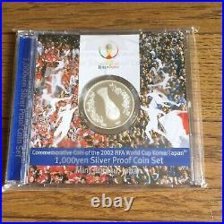 Commemorative Coin of the 2002 FIFA World Cup Korea/Japan 1000 yen silver proof