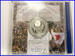 Commemorative Coin of the 2002 FIFA World Cup Korea/Japan 1000 yen silver proof