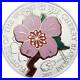 Cook-2012-5-Flowers-of-the-World-CHERRY-BLOSSOM-IN-CLOISONNE-Silver-Coin-01-smxg