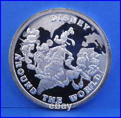Disney Around the World Collectible Coin 1 oz. 999 Silver