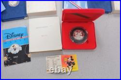 Disney RARITIES & AROUND THE WORLD 1 Oz. 999 Silver Commemorative 7 Coin LOT