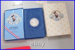 Disney RARITIES & AROUND THE WORLD 1 Oz. 999 Silver Commemorative 7 Coin LOT