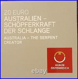EYE'S OF THE WORLD 2021-$20 Euro The Serpent Commerative Coin EYE'S OF THE WORLD 2021-$20 Euro The Serpent Commerative Coin