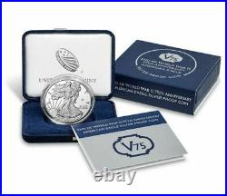 End Of World War II 75th Anniversary American Eagle Silver Proof Coin