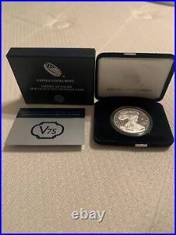 End of World War II 75th Anniversary American Eagle Silver Proof Coin 20XF