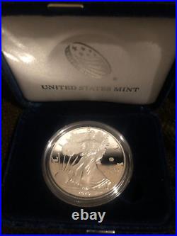 End of World War II 75th Anniversary American Eagle Silver Proof Coin WEST POINT