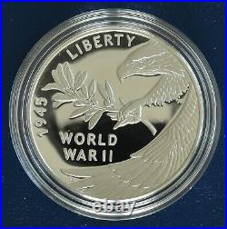 End of World War II 75th Anniversary Prof Silver Medal - 1 oz silver