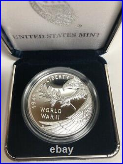 End of World War II 75th Anniversary Silver Medal 20XH Brand New