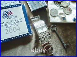 Estate Box #1 World/us Coins, Tokens, Year Sets. Silver Coins, Jewelry And More