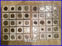 Exceptional Lot of (140) Mixed Foreign some silver World Coins A wonderful mix