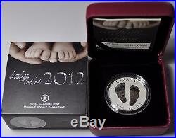 Extremely Rare Canada 2012 Welcome To The World 1/2oz Silver Mint Coin Baby Feet