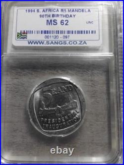 Extremely Rare Nels Mandela Error Coin Graded and 2000 Smiley + 50 world Coi Extremely Rare Nels Mandela Error Coin Graded and 2000 Smiley + 50 world Coi