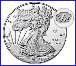 FAST SHIPPING 2020 End of World War II 75th Anniversary American Eagle Silver