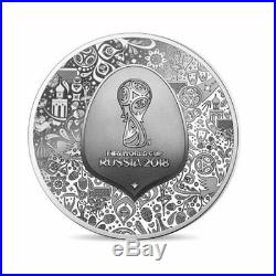FIFA Russia World Cup 10 Proof Silver Coin