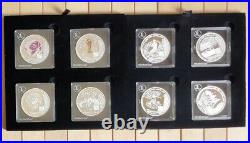FIFA World Cup Qatar 2022 Commemorative 1 Oz Silver (0.999) (Set of 8 Coin)